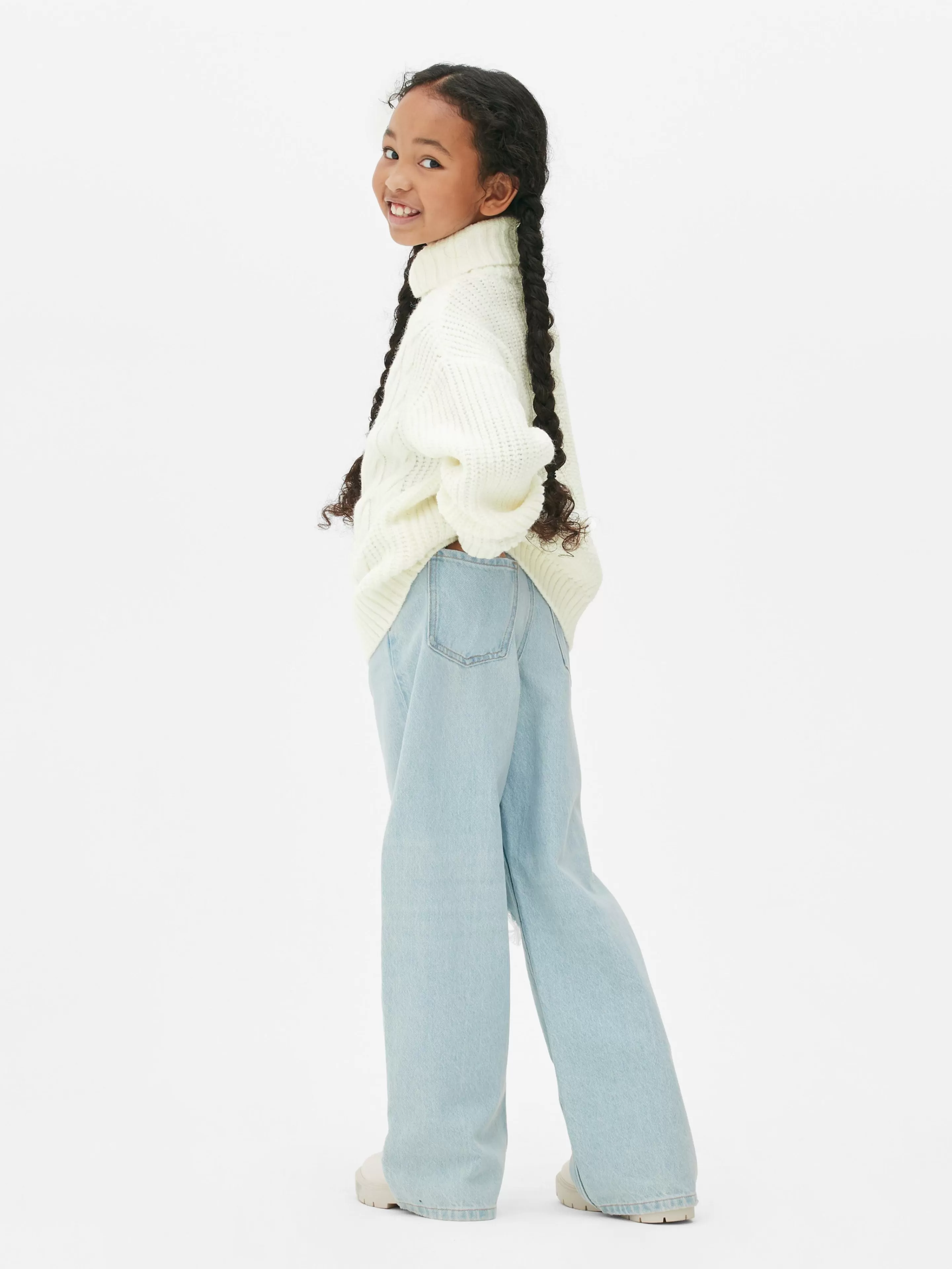 Pull à Col Roulé En Maille Torsadée-Primark New