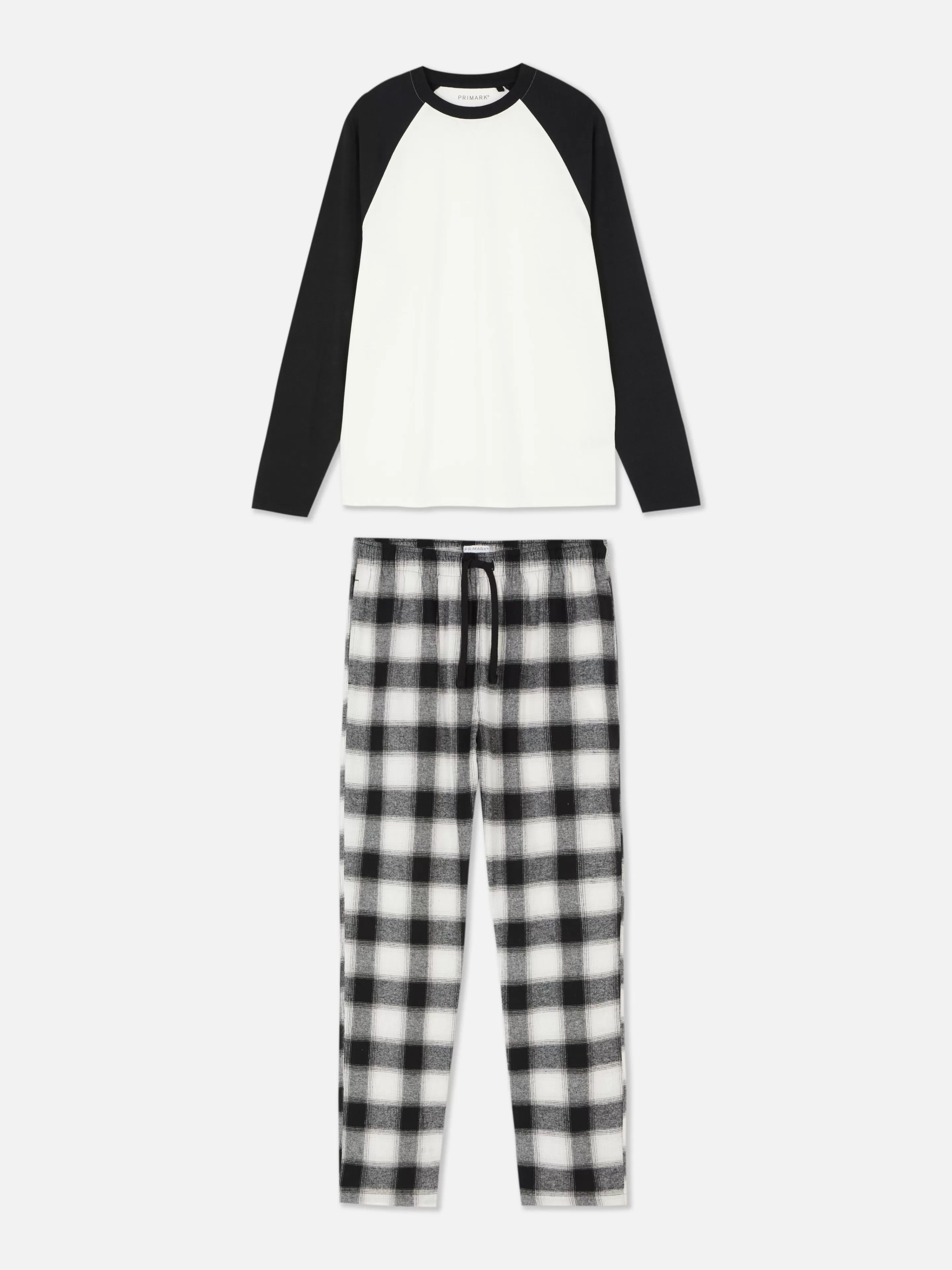 Pyjama En Coton Brossé à Carreaux-Primark Online