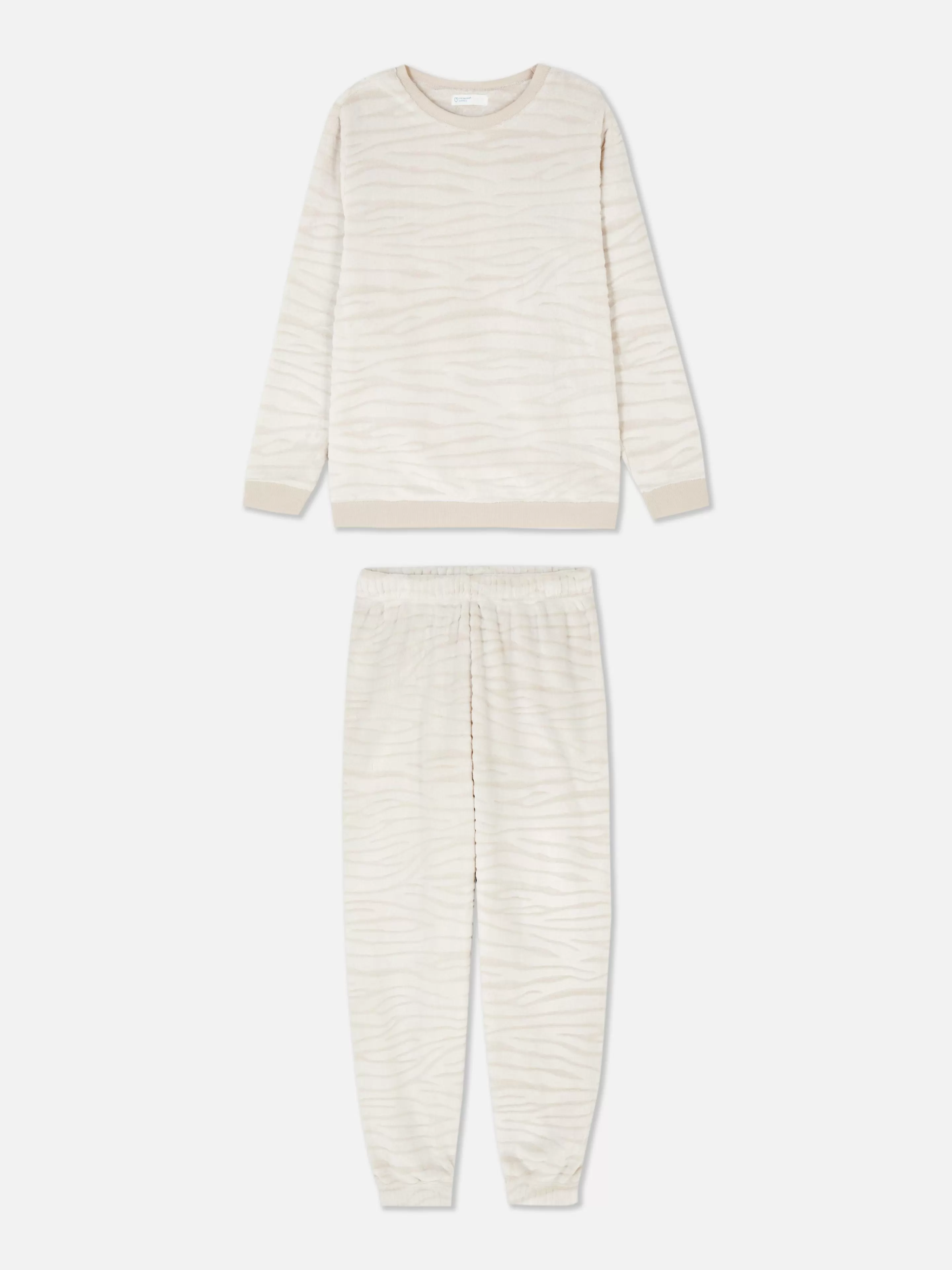 Pyjama En Molleton à Manches Longues-Primark Hot