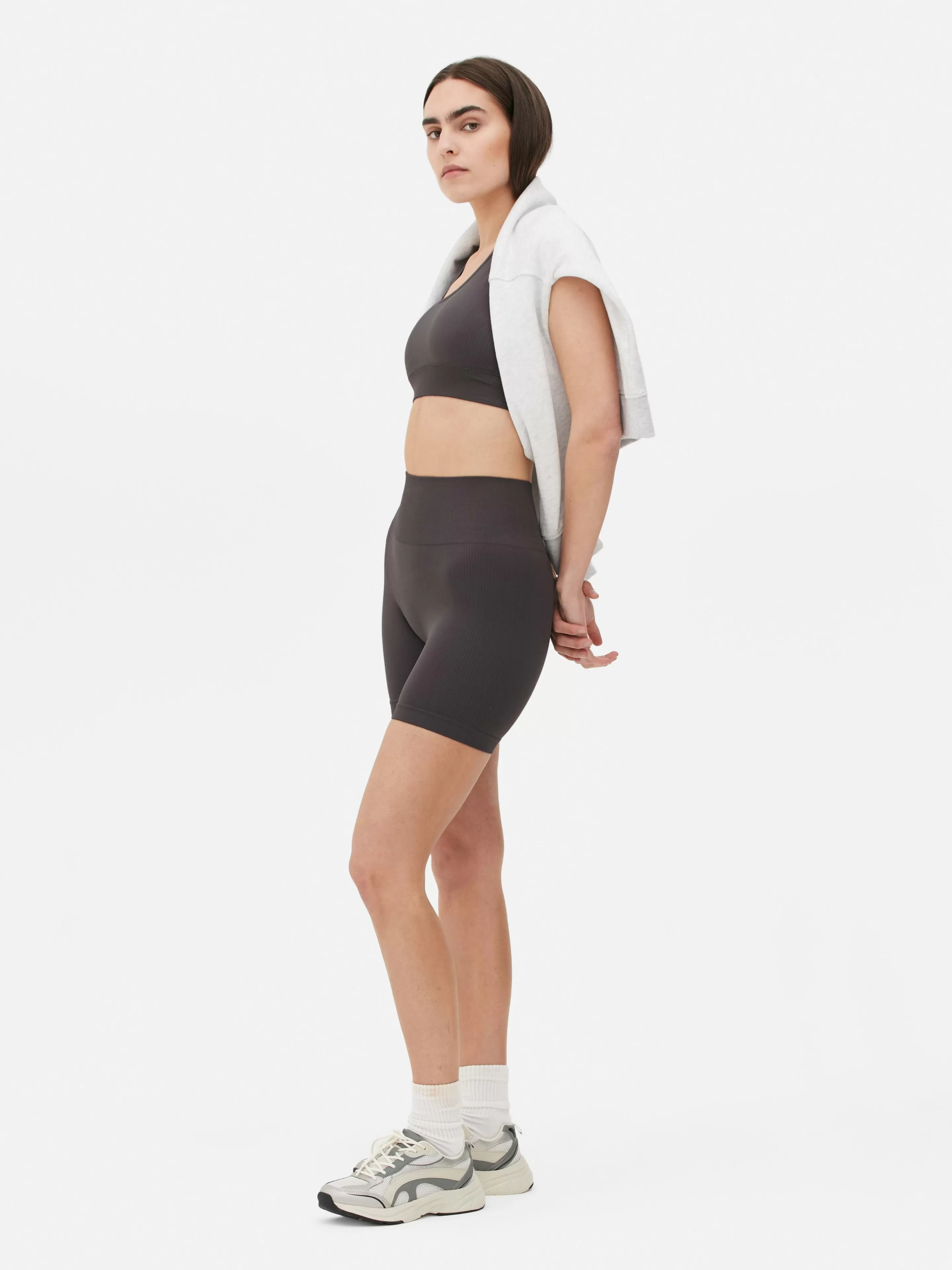 Short De Sport Taille Haute Sans Couture-Primark Discount