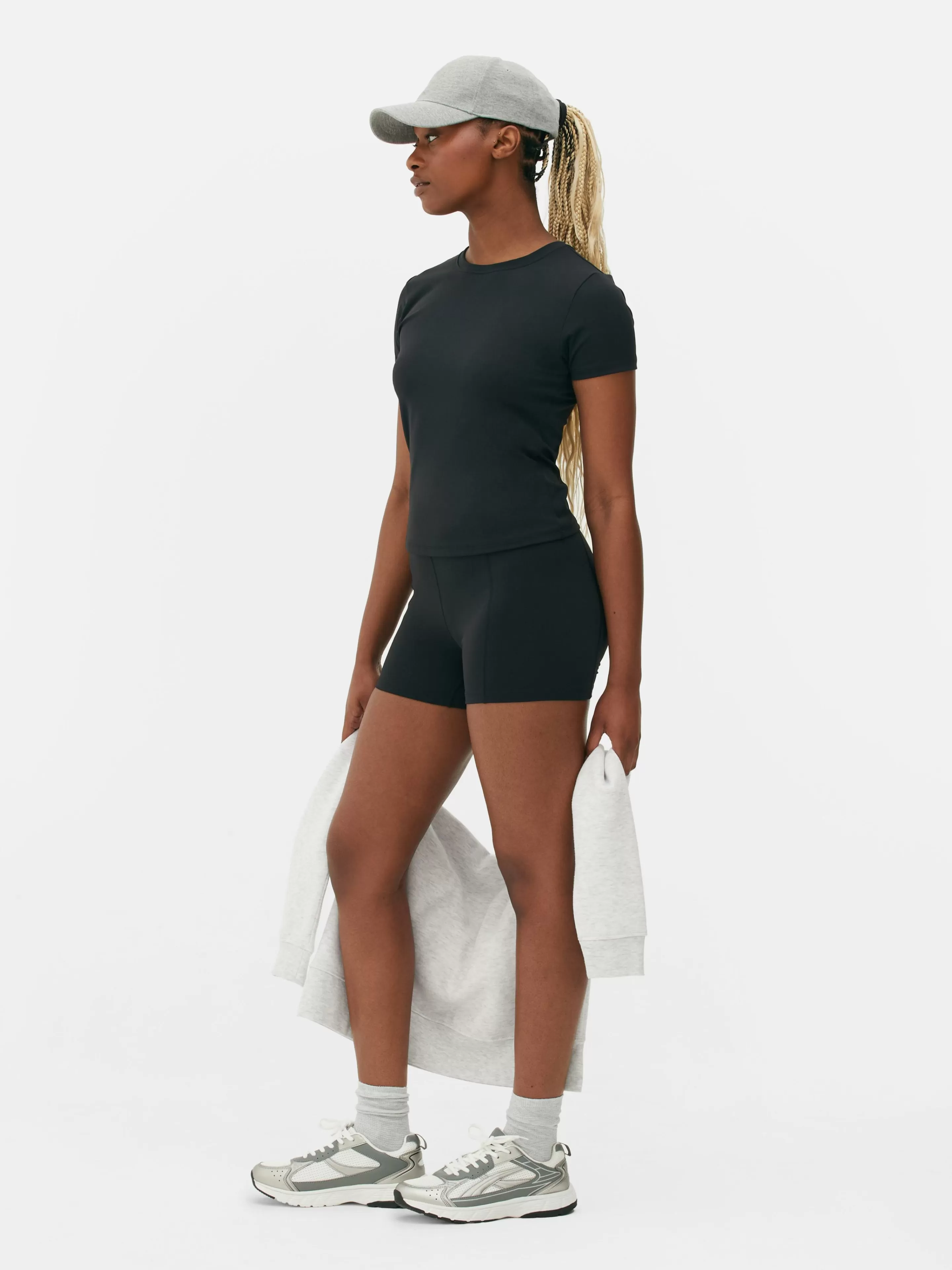 Short De Yoga Taille Haute En Tissu Ultra-doux-Primark Best Sale