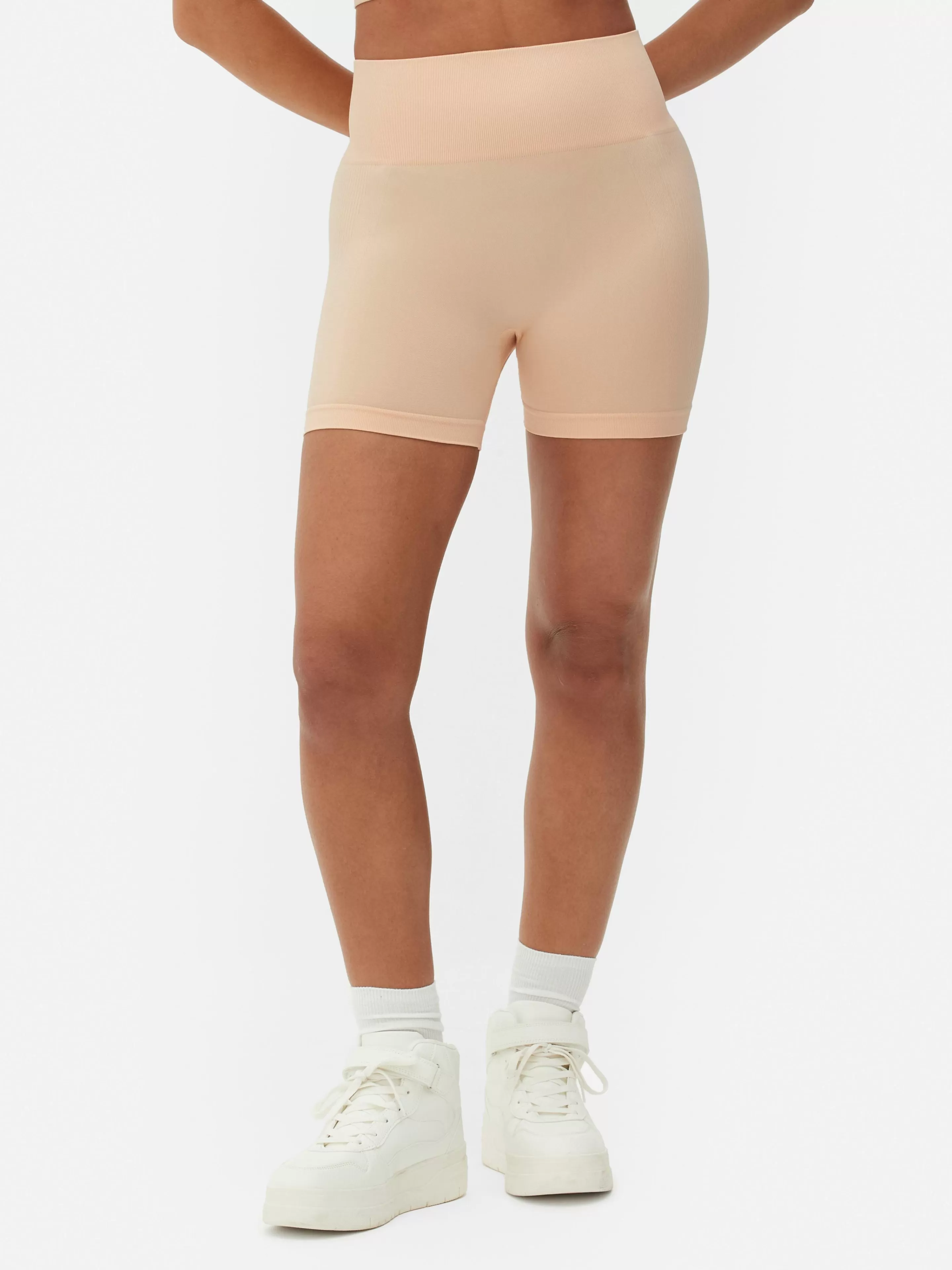 Short De Yoga Taille Haute Sans Coutures-Primark Sale