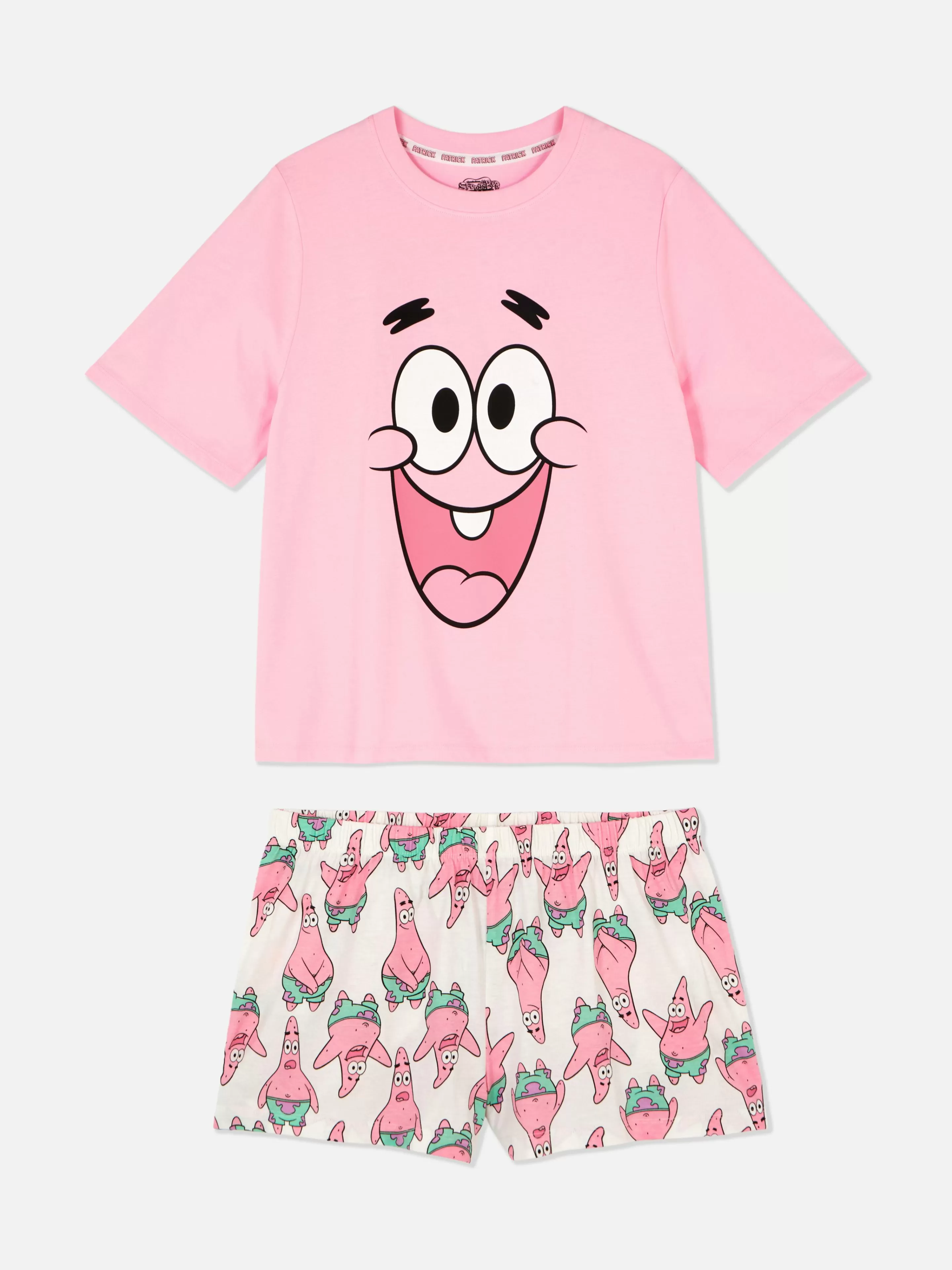 Short Et T-shirt Femme Bob L'éponge Patrick étoile De Mer Pour Toute La Famille-Primark Hot
