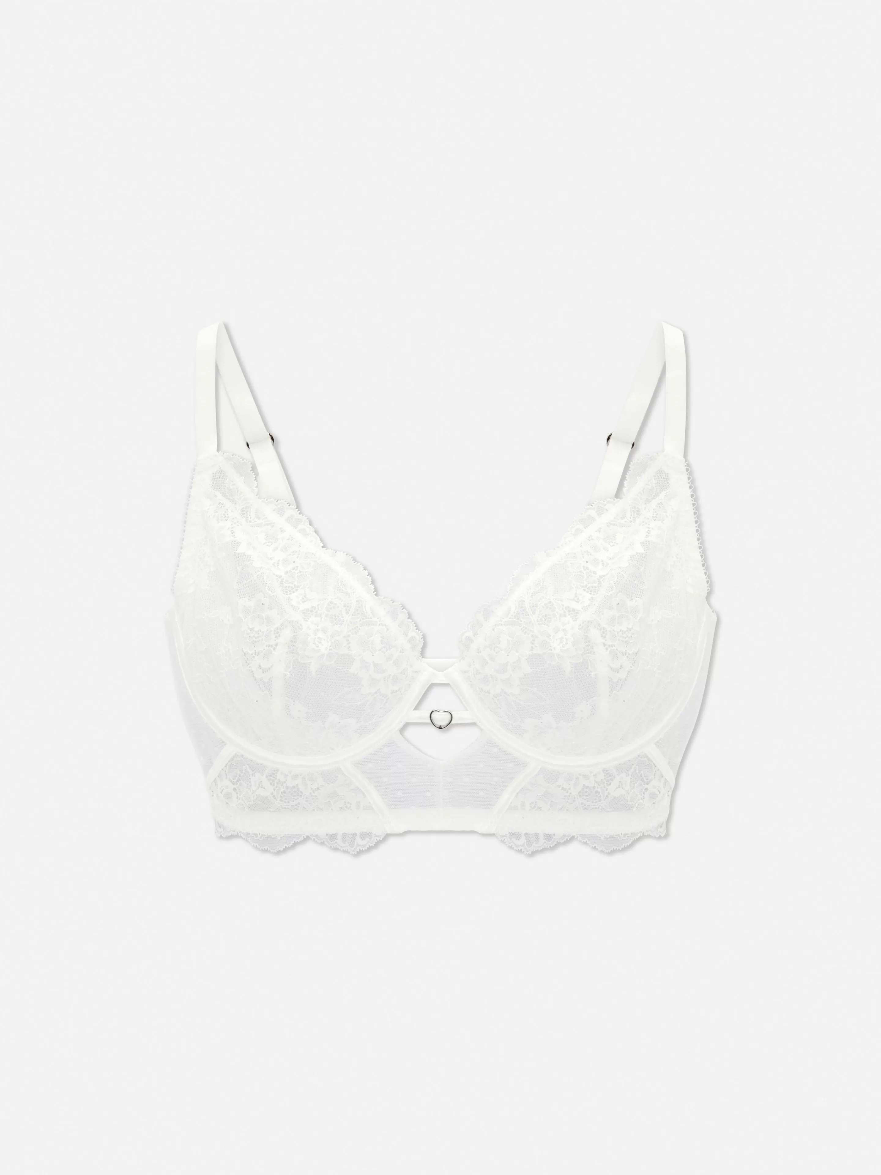 Soutien-gorge Bustier De Mariée En Dentelle Non Rembourré D-G-Primark Cheap