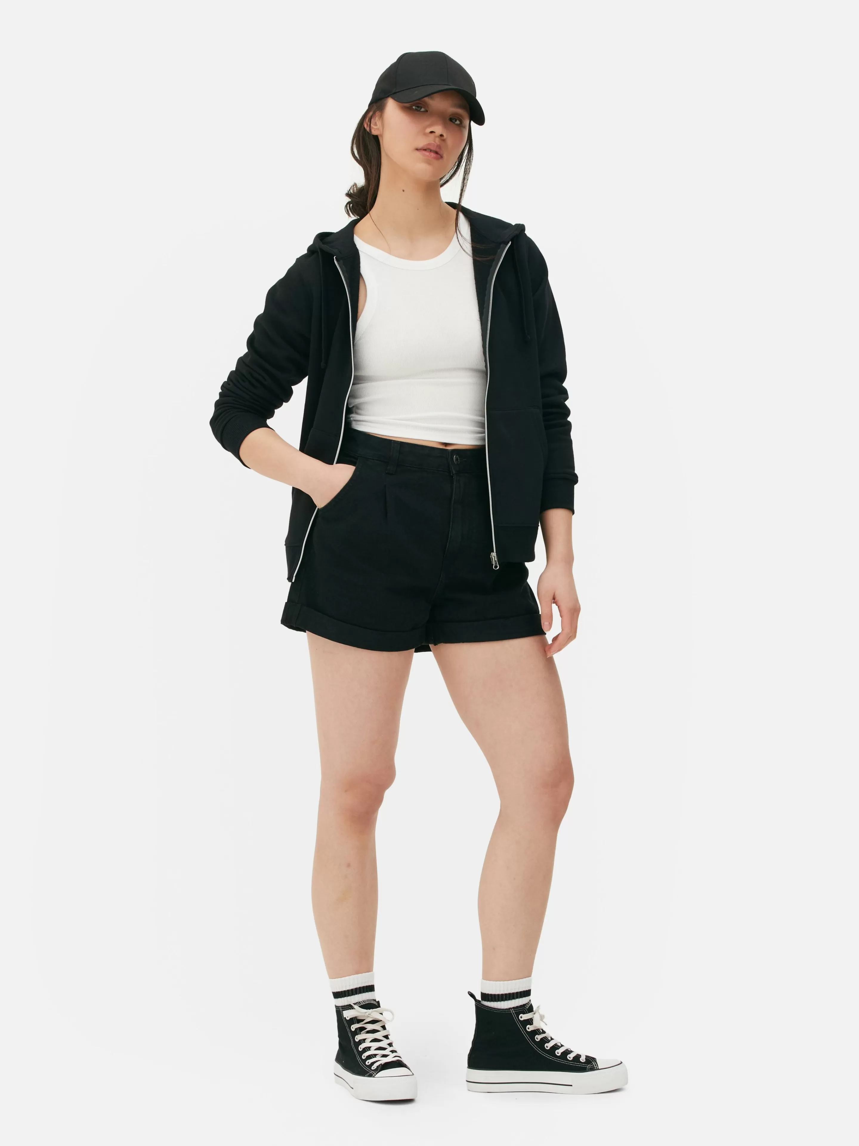Sweat à Capuche Zippé Essential-Primark Cheap