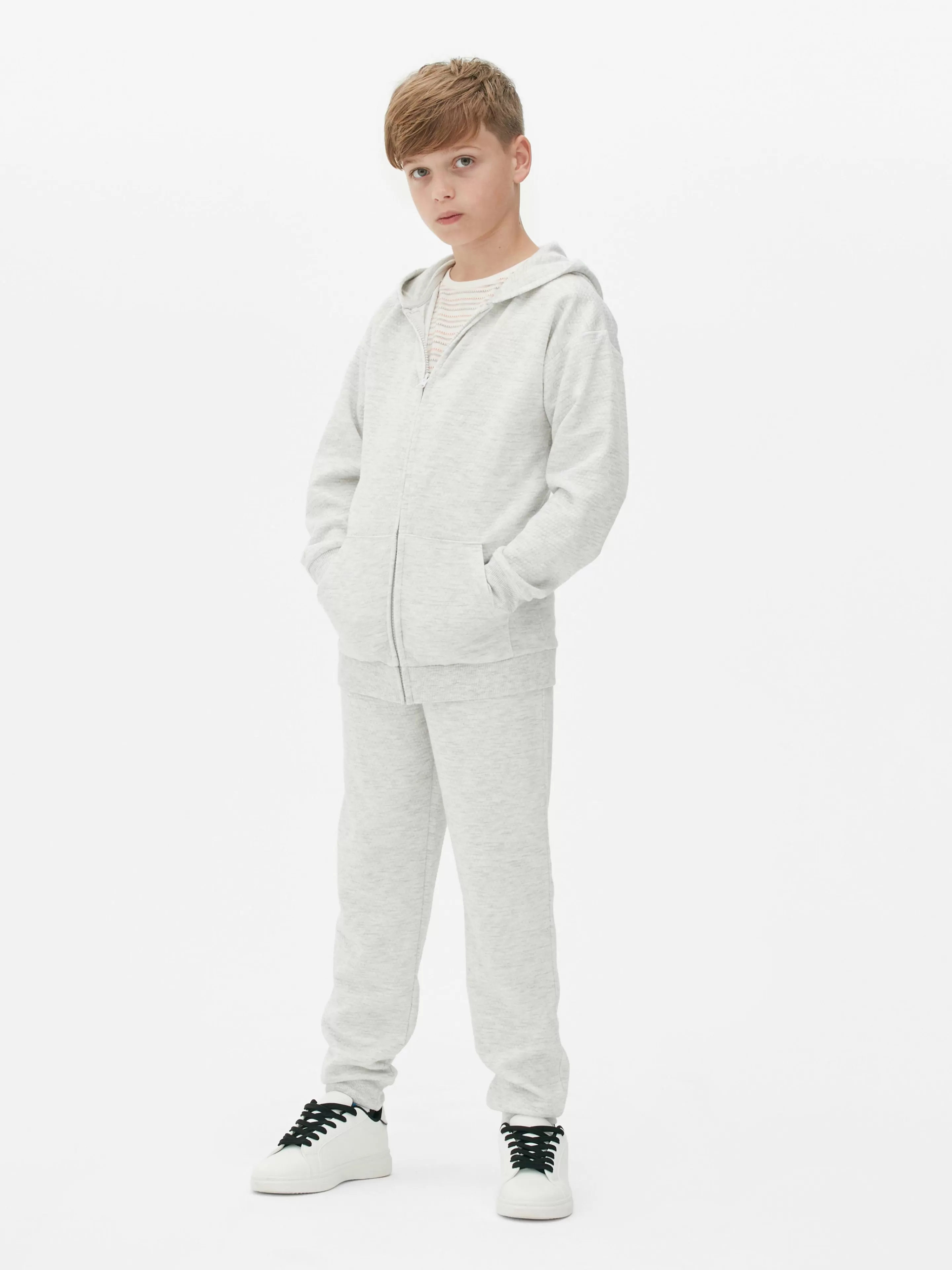 Sweat à Capuche Zippé Texturé Ado-Primark Sale