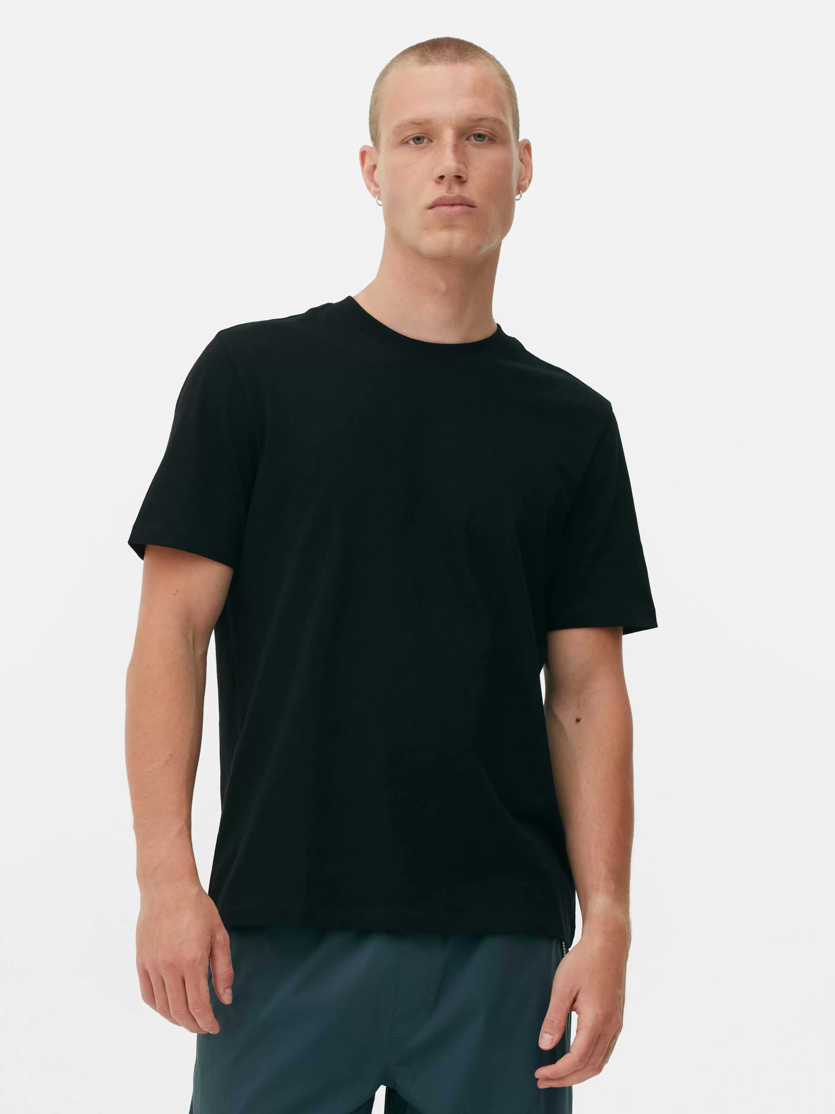 T-shirt à Col Ras-du-cou Coupe Regular-Primark Cheap