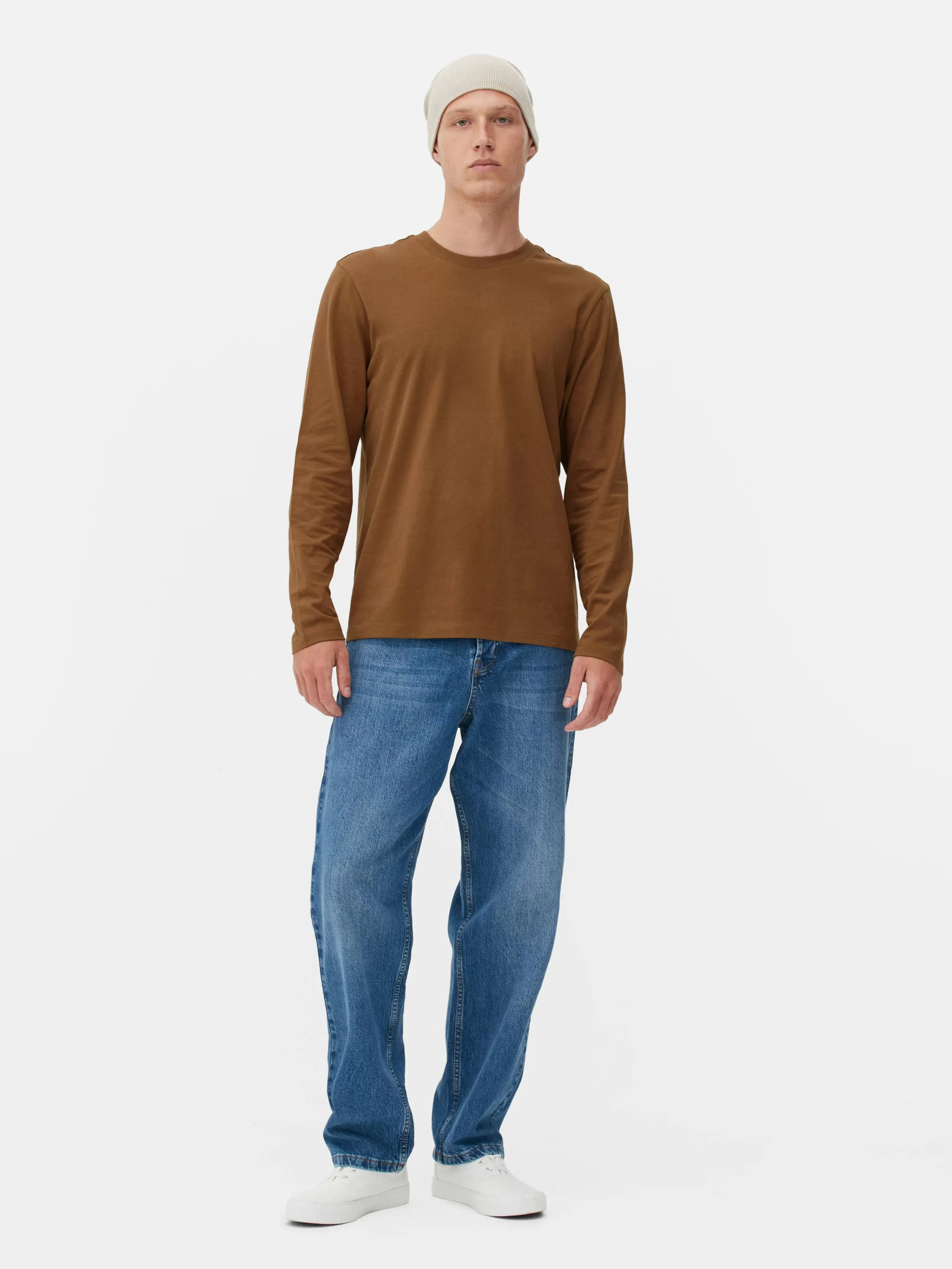 T-shirt à Manches Longues En Coton-Primark Cheap