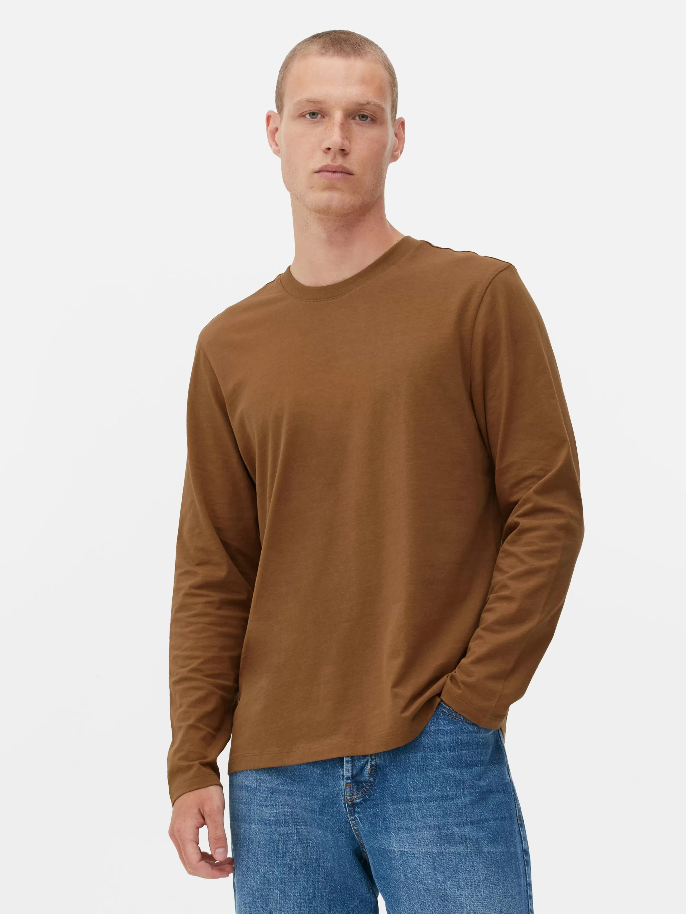 T-shirt à Manches Longues En Coton-Primark Cheap