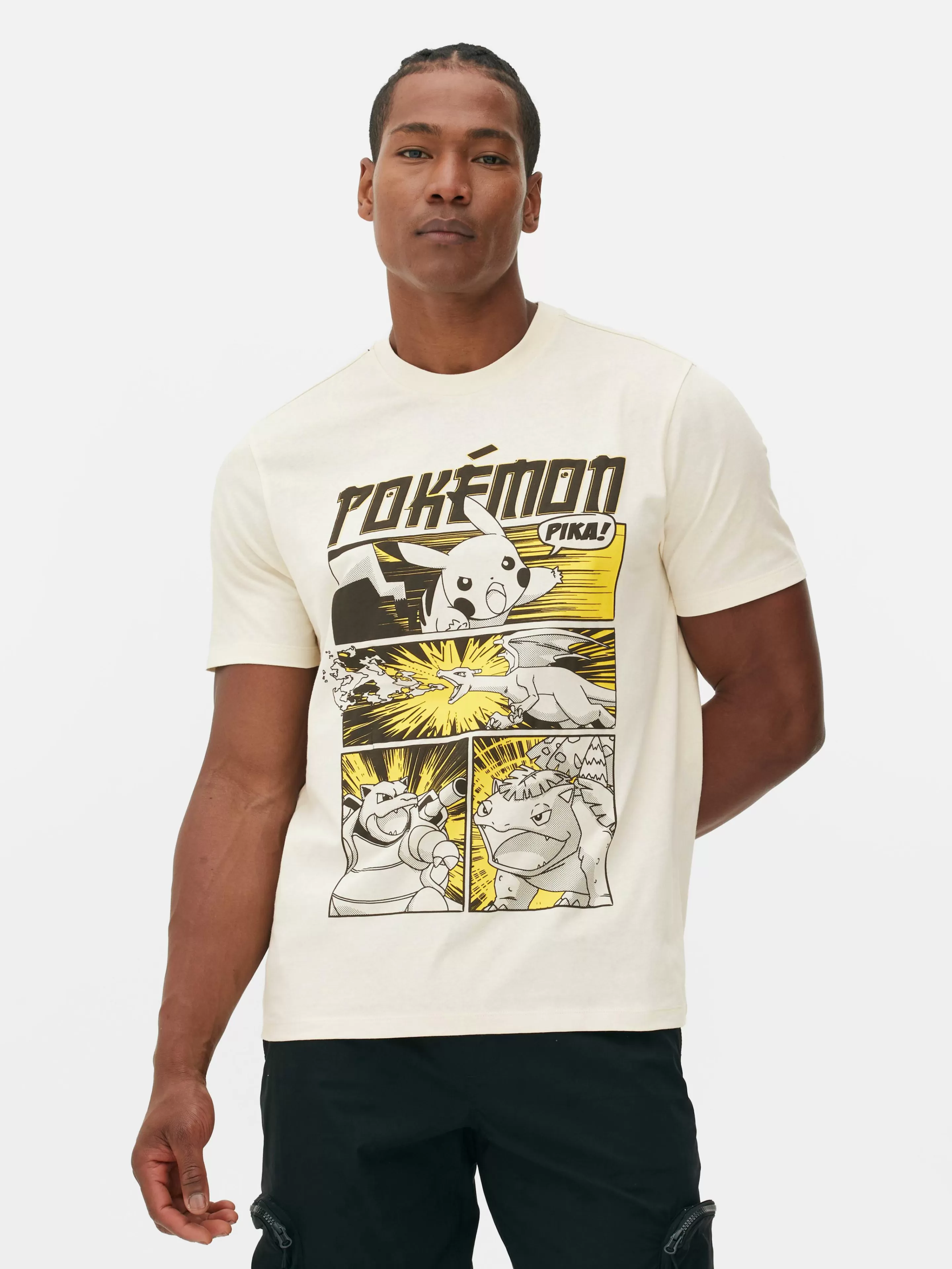 T-shirt à Motifs Style Bande Dessinée Pokémon-Primark Online