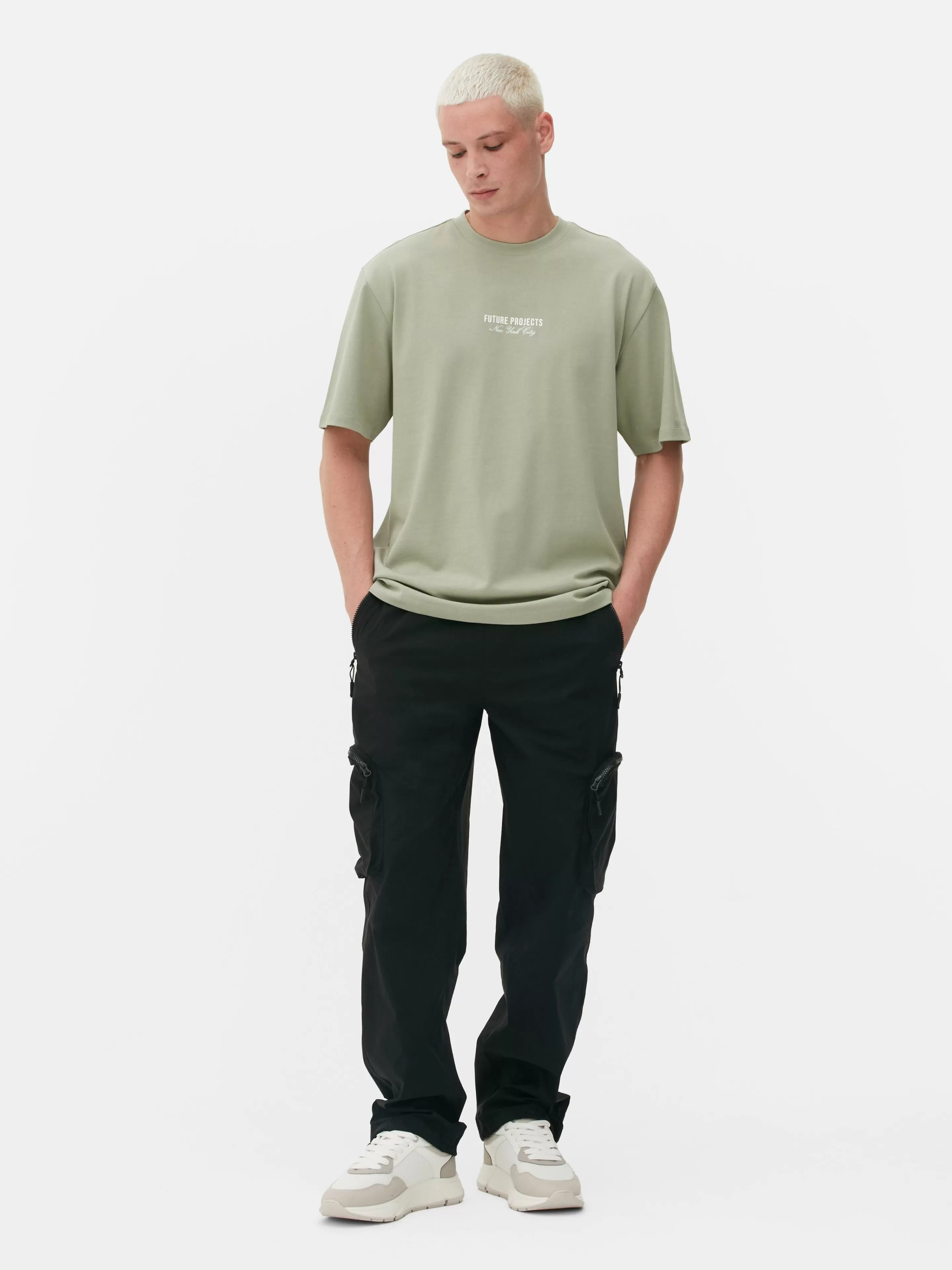 T-shirt Brodé Future Projects-Primark Outlet