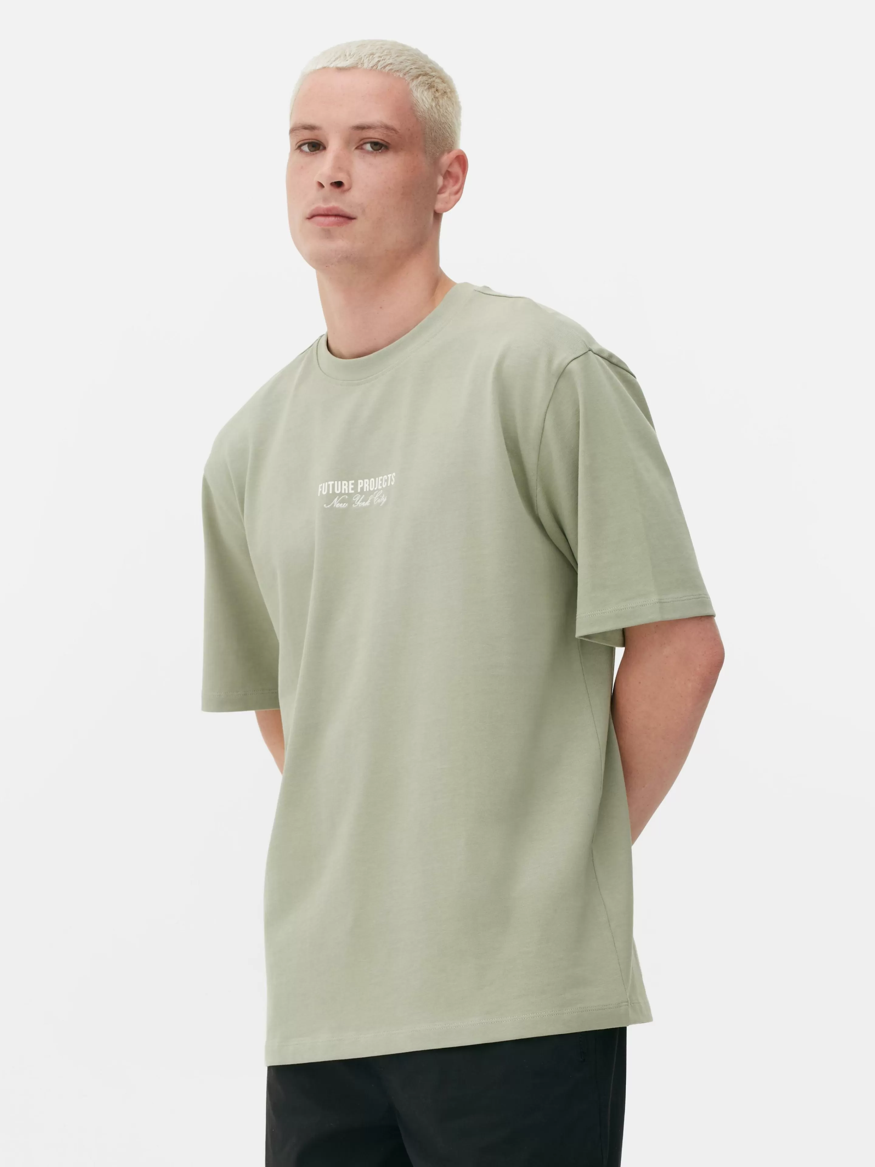 T-shirt Brodé Future Projects-Primark Outlet