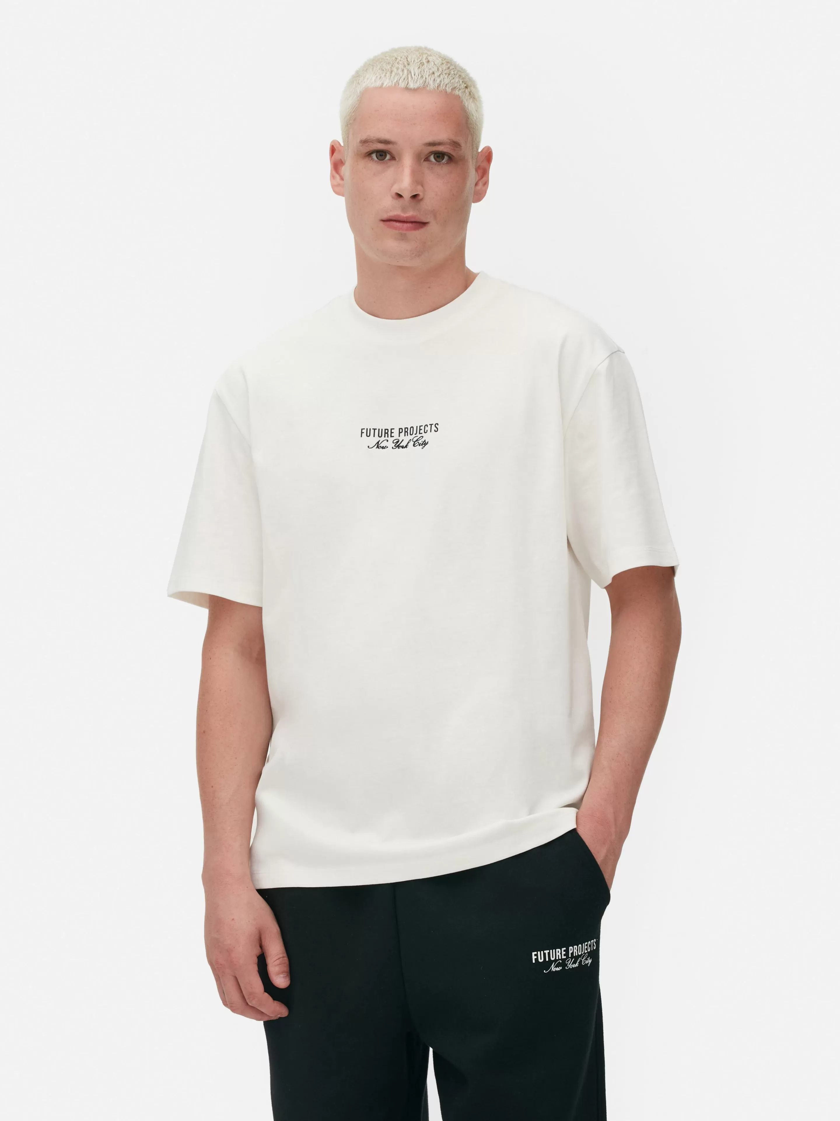 T-shirt Brodé Future Projects-Primark Fashion