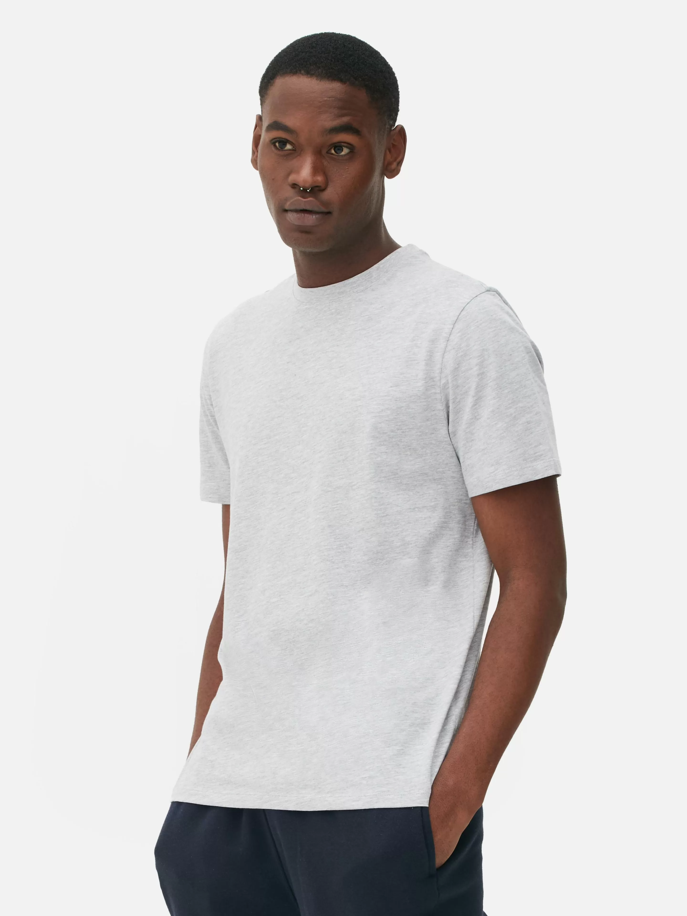 T-shirt Coupe Regular Chiné-Primark Cheap