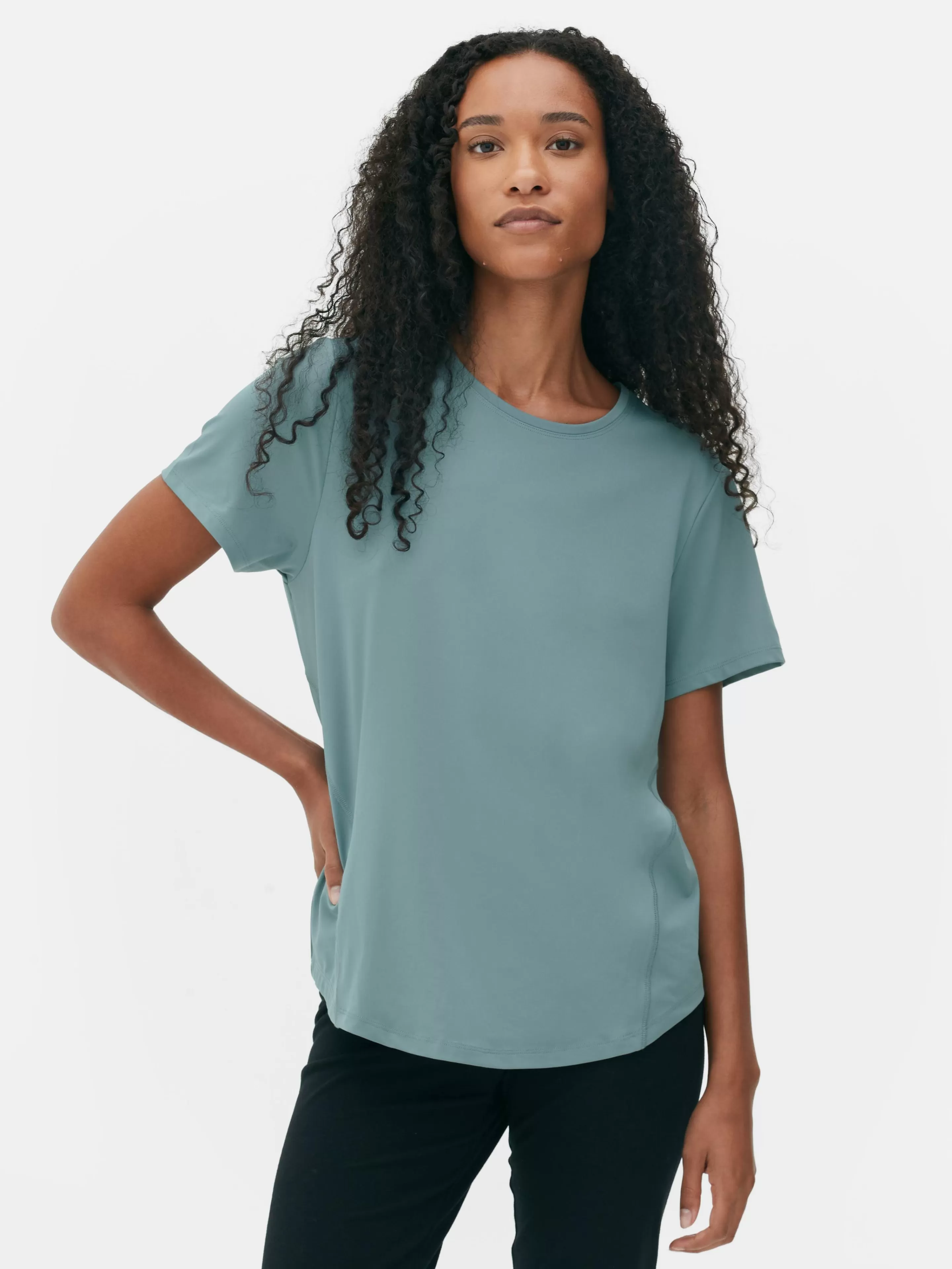 T-shirt De Sport à Col Ras-du-cou-Primark Hot