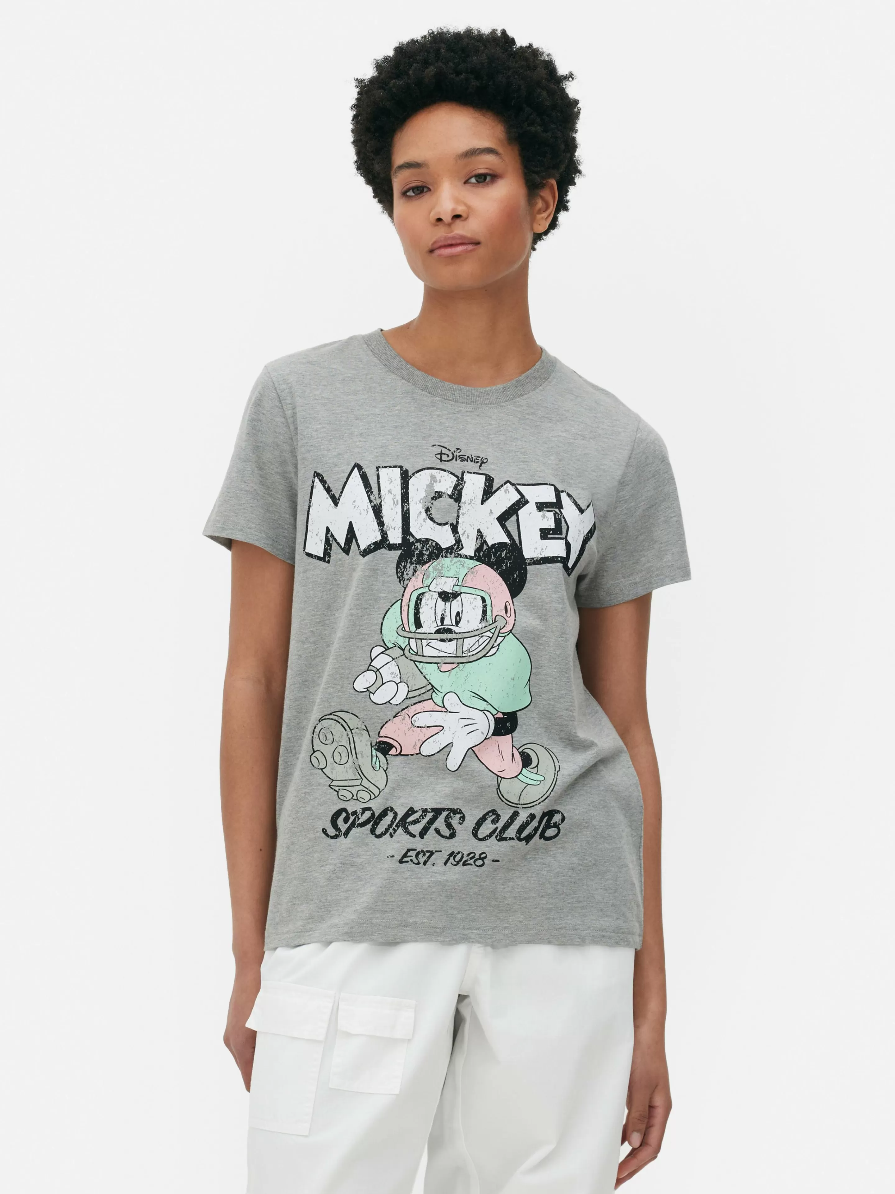 T-shirt Disney Mickey Mouse Sports Club-Primark Fashion