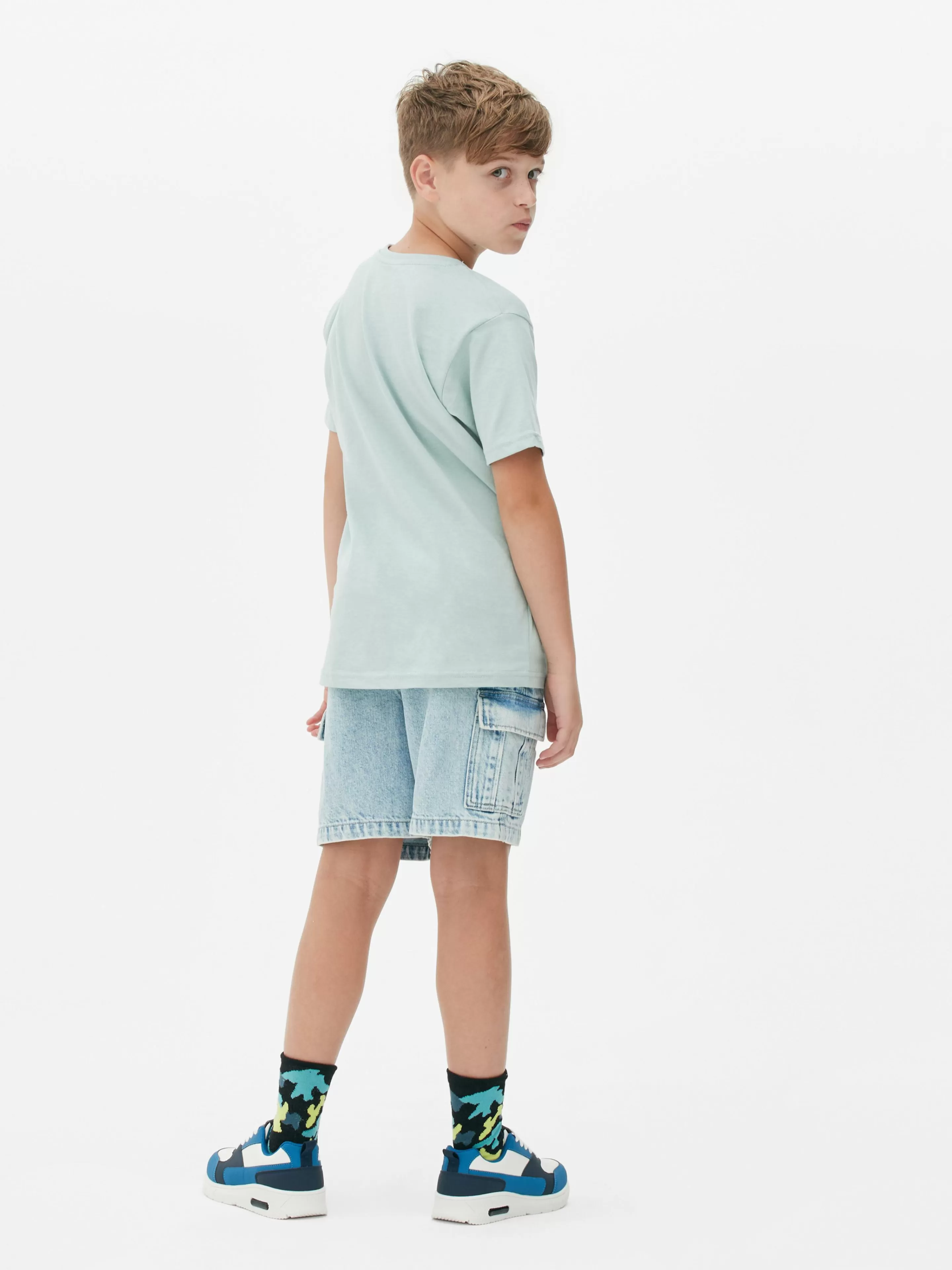 T-shirt En Coton Graphique-Primark Cheap