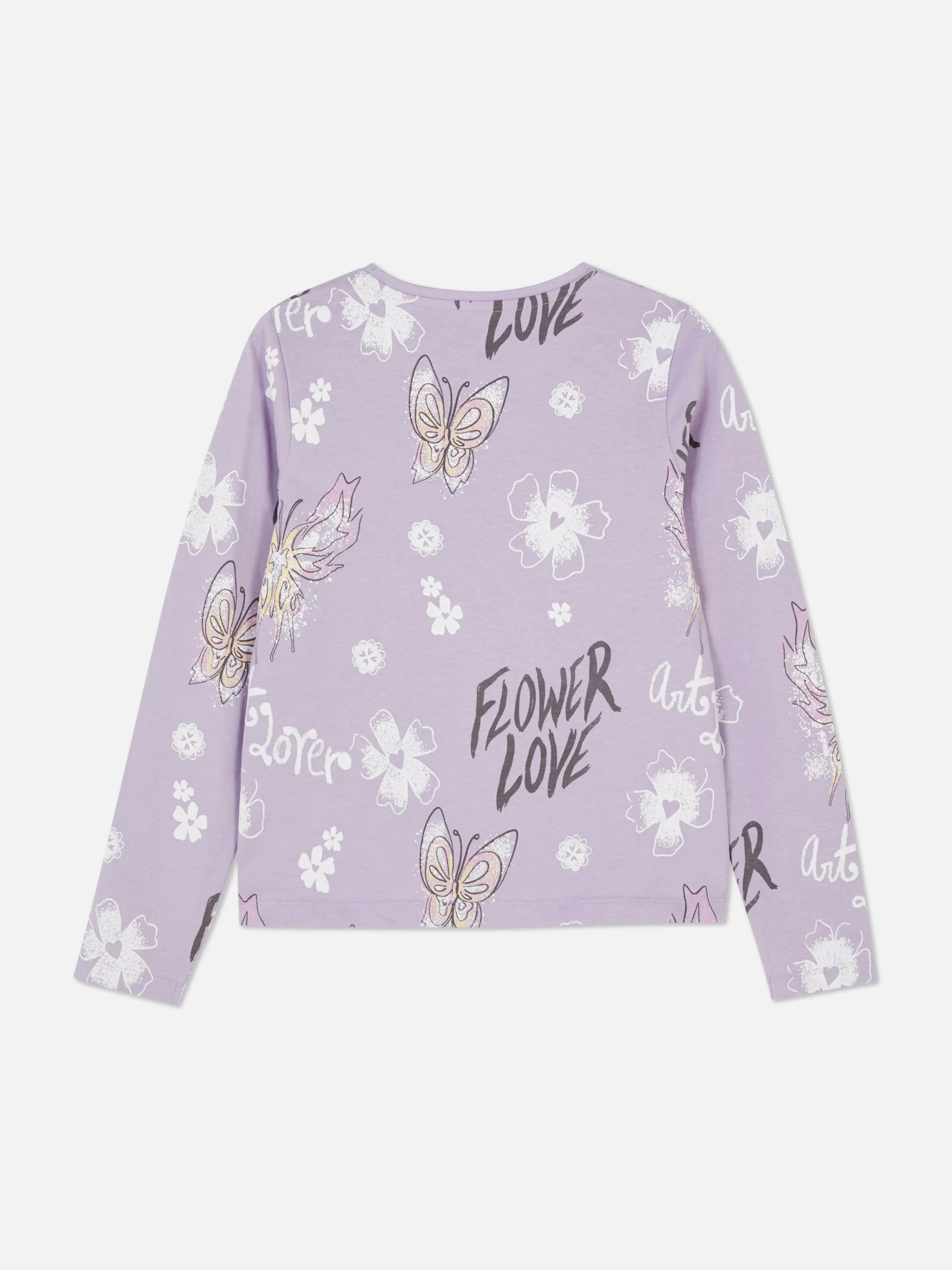 T-shirt Manches Longues à Motifs-Primark Cheap