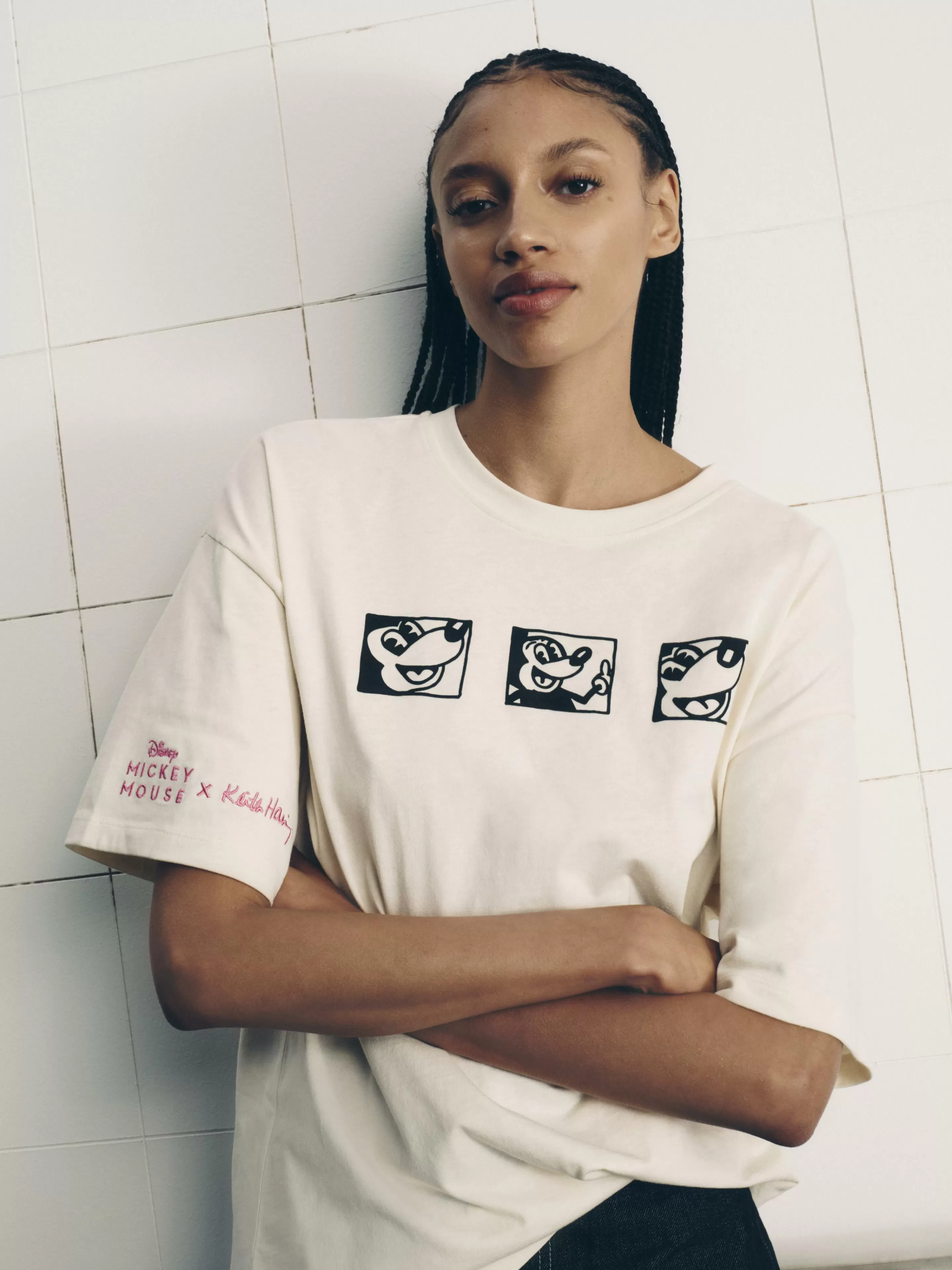T-shirt Oversize Disney Mickey Mouse X Keith Haring-Primark Store