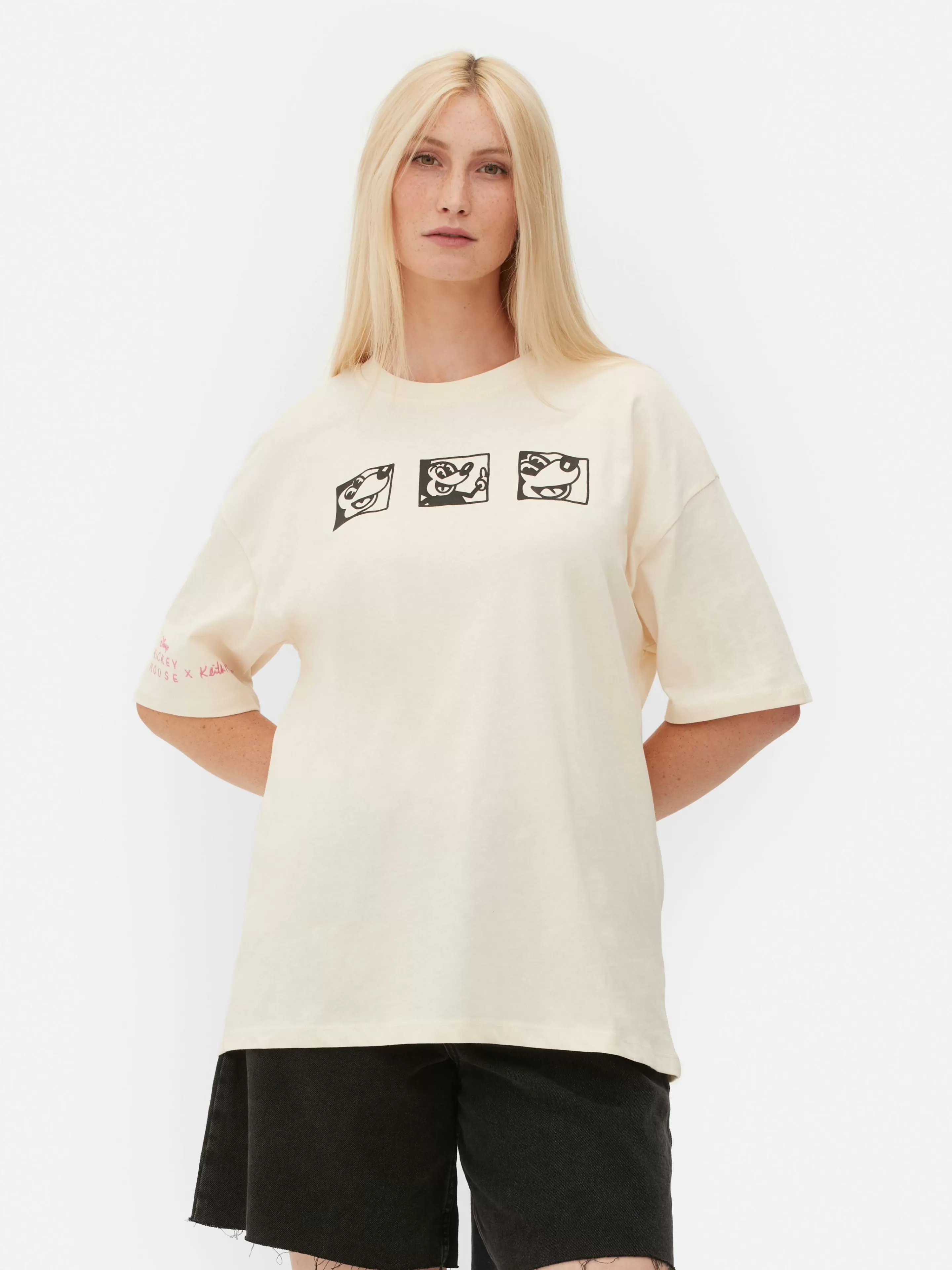 T-shirt Oversize Disney Mickey Mouse X Keith Haring-Primark Store