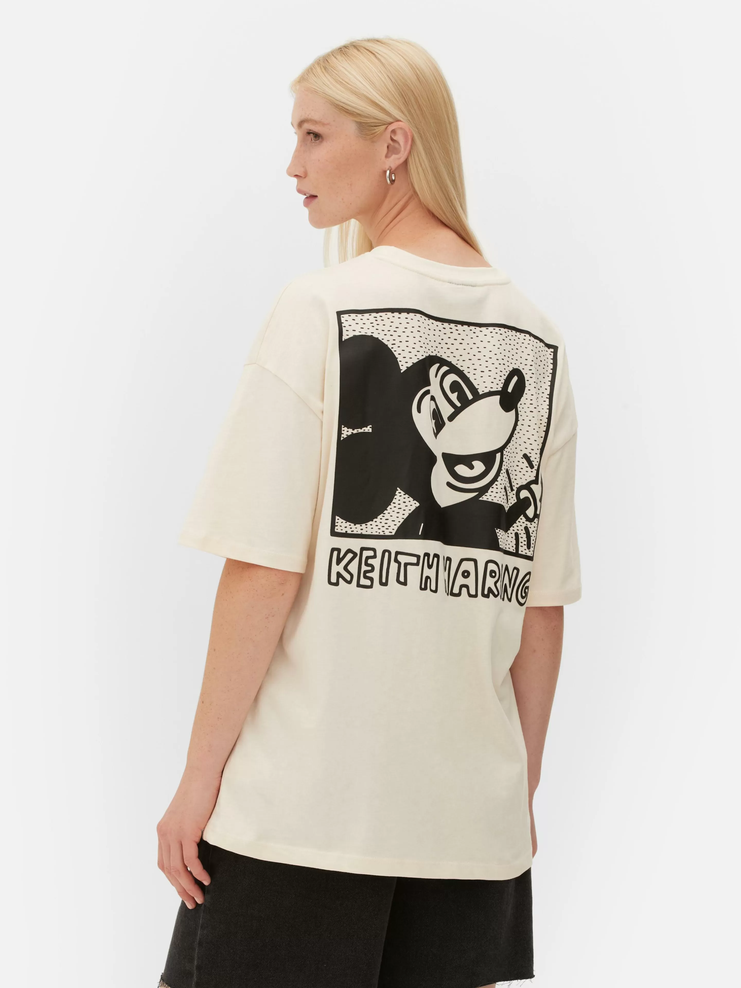 T-shirt Oversize Disney Mickey Mouse X Keith Haring-Primark Store